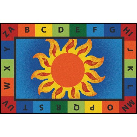 CARPETS FOR KIDS Carpets for Kids 48.52 4 x 6 ft. Rectangle Alphabet Sunny Day Value Rug 48.52